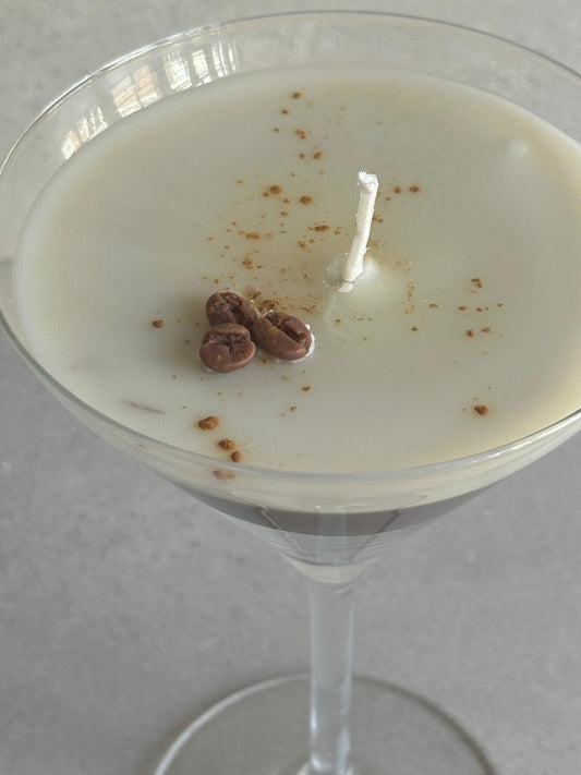 Espresso Martini cocktail candle
