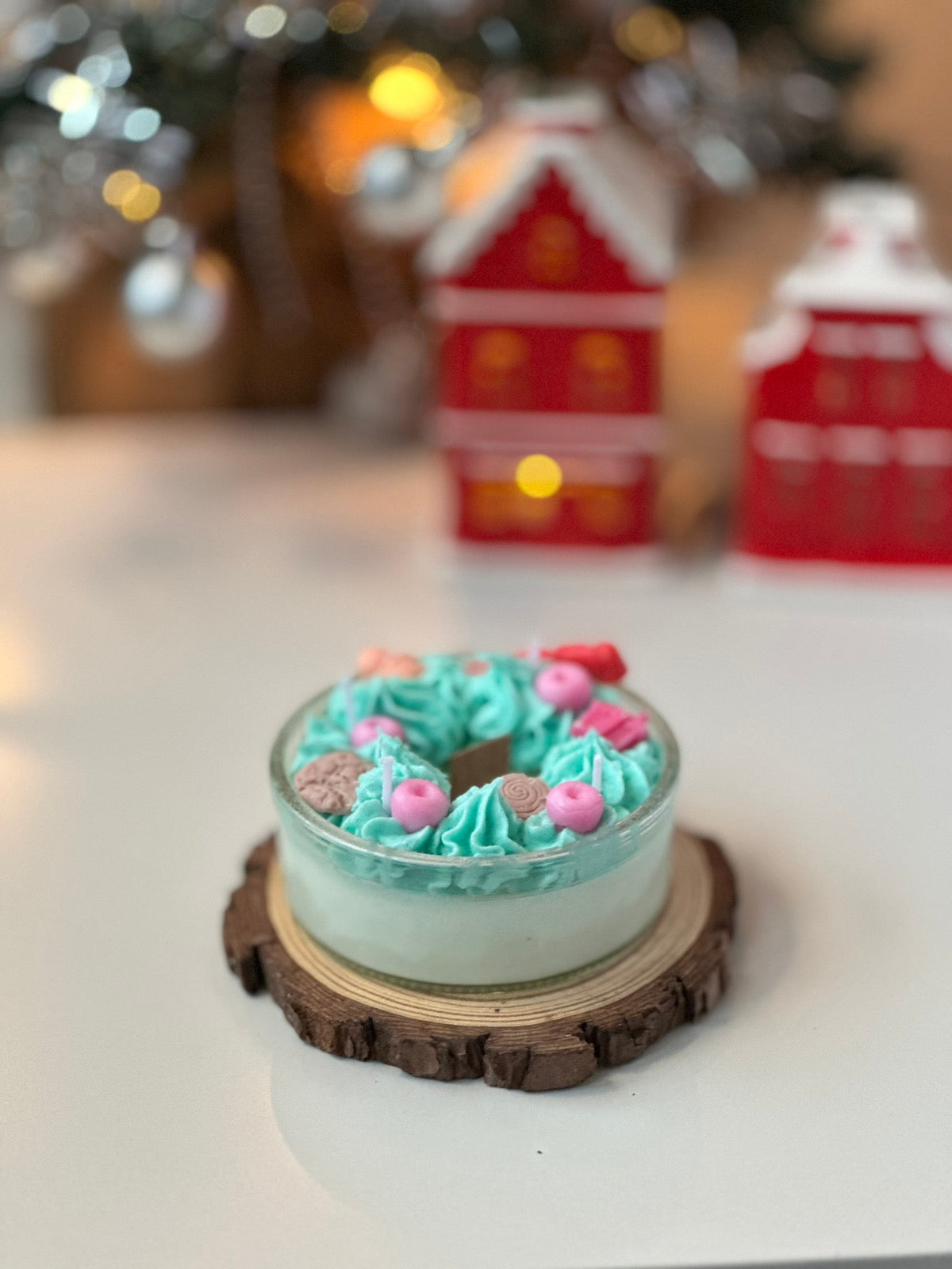 FESTIVE WREATH CANDLE