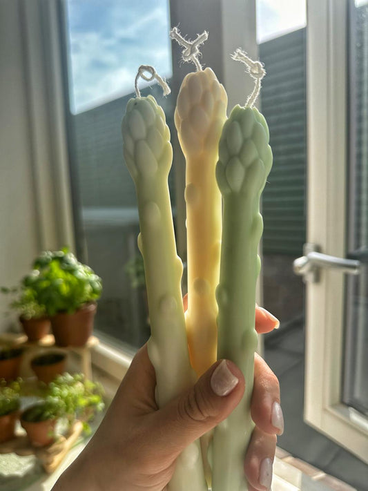Asparagus candle