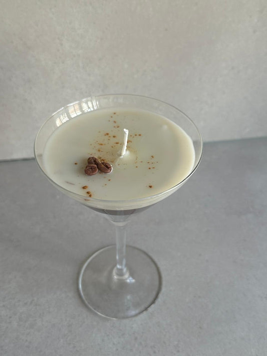 Espresso Martini cocktail candle