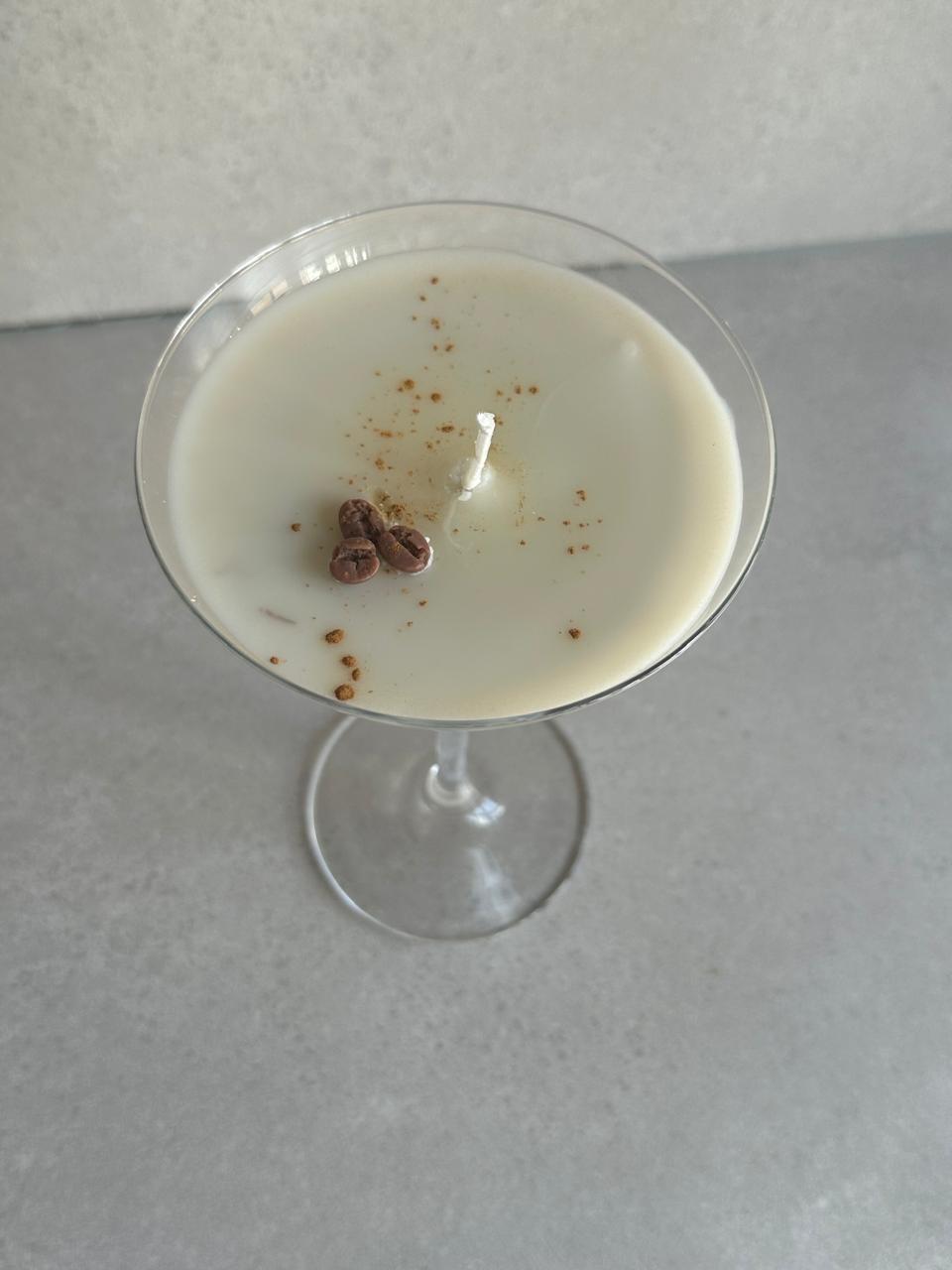 Espresso Martini cocktail candle
